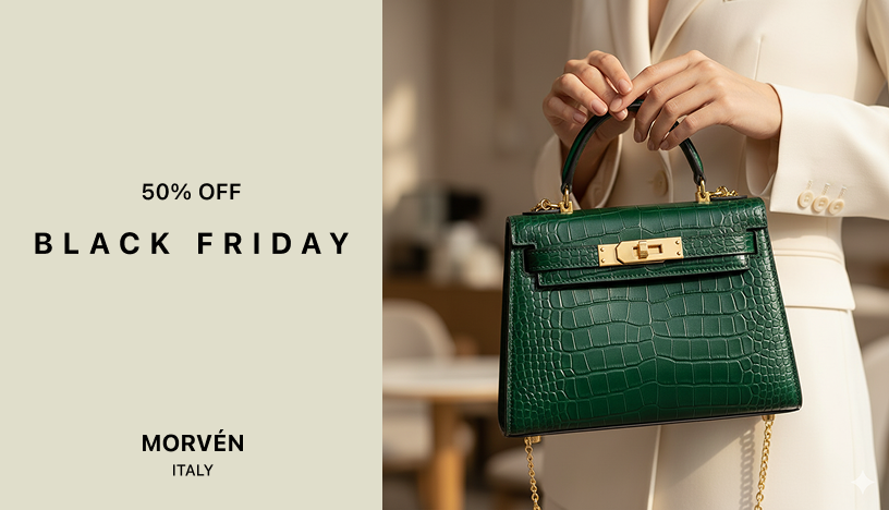 Retail handbag sale signage example