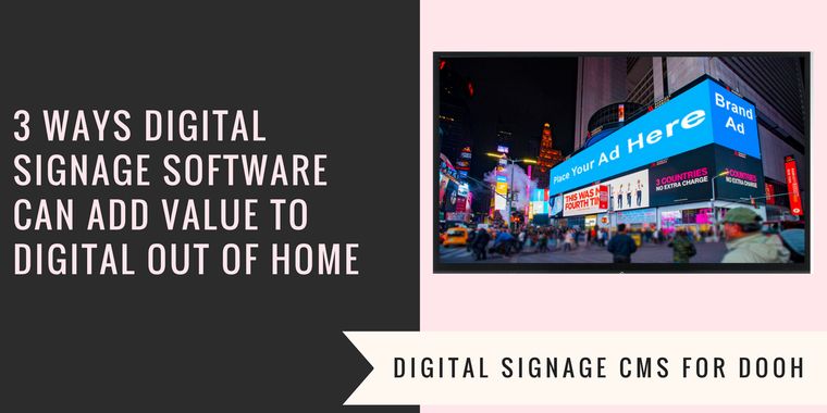 Digital Signage CMS for DOOH
