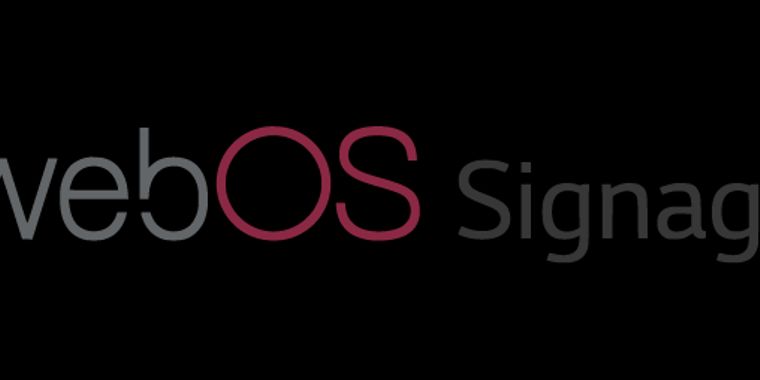 webOS Digital Signage CMS